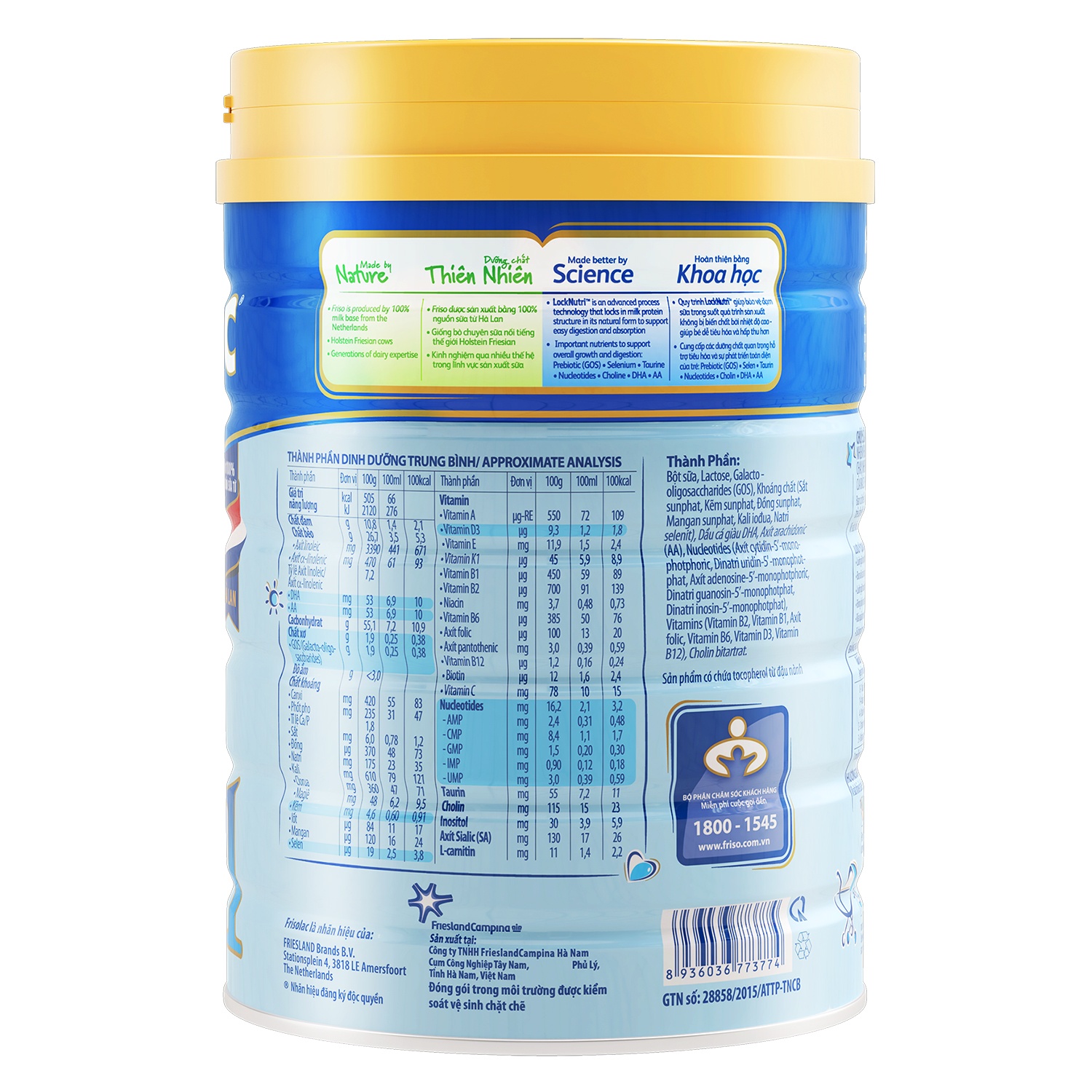 Sữa Frisolac Gold 1 400g cho bé 0-6M hình 2