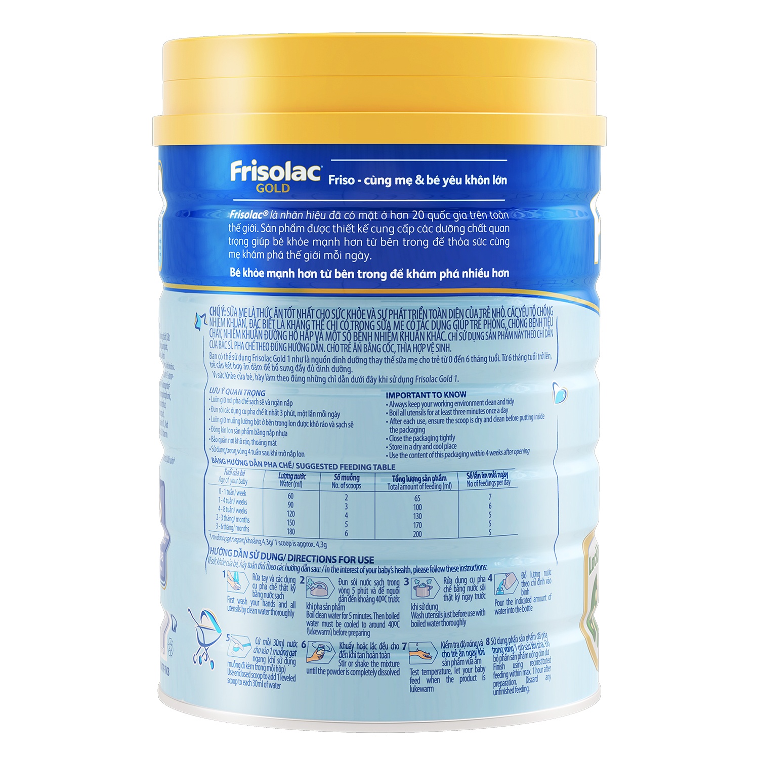 Sữa Frisolac Gold 1 400g cho bé 0-6M hình 3