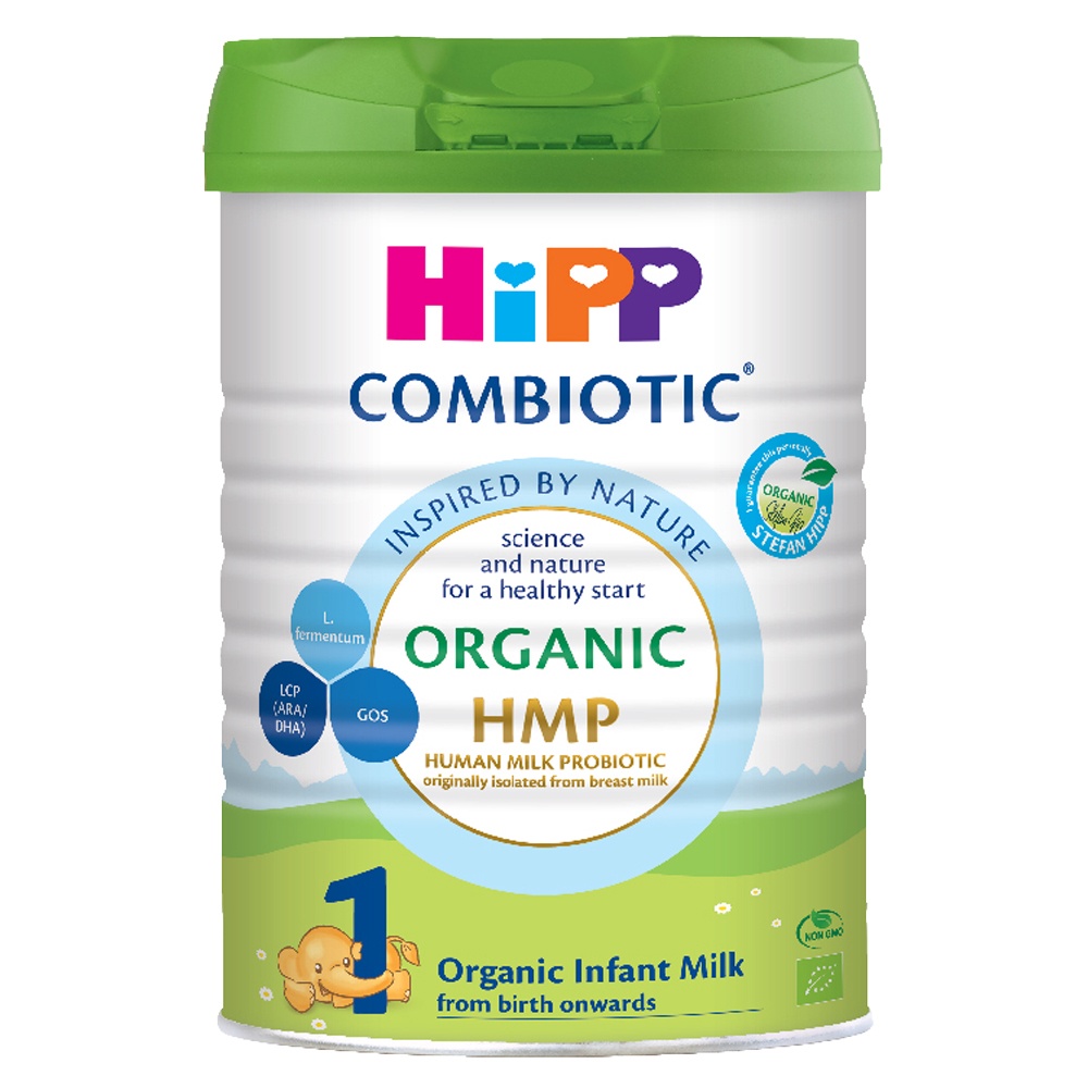 Sữa Hipp Organic số 1 Combiotic HMP 800gr cho bé từ 0-6 tháng bao bì mới