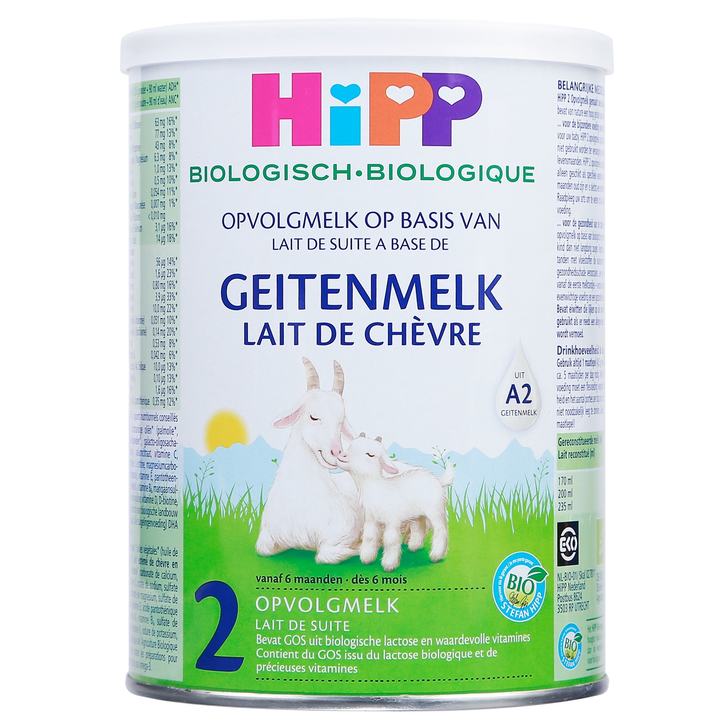 Sữa dê Hipp Organic số 2 (400g) cho bé 6-12 tháng tuổi hình 1