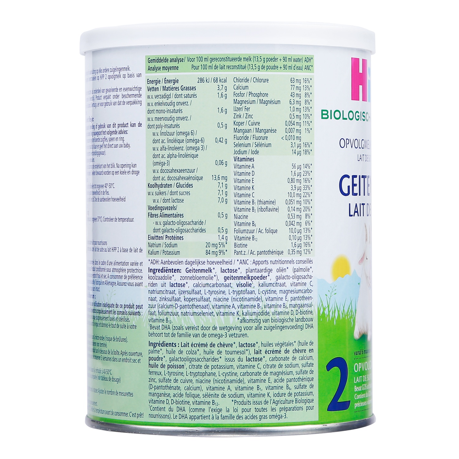 Sữa dê Hipp Organic số 2 (400g) cho bé 6-12 tháng tuổi hình 5