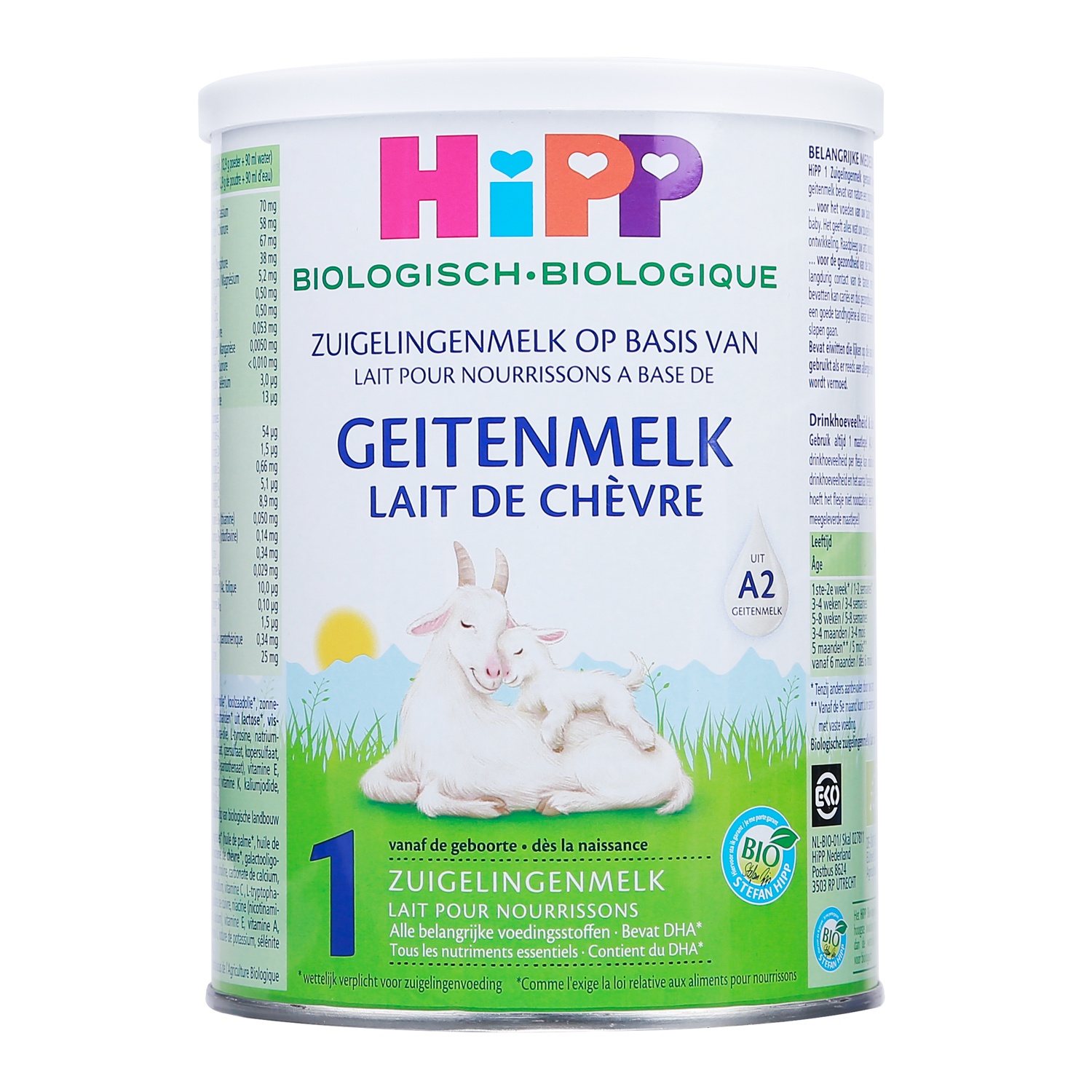 Sữa dê HiPP Organic số 1 (400g) cho bé 0-6 tháng tuổi hình 1