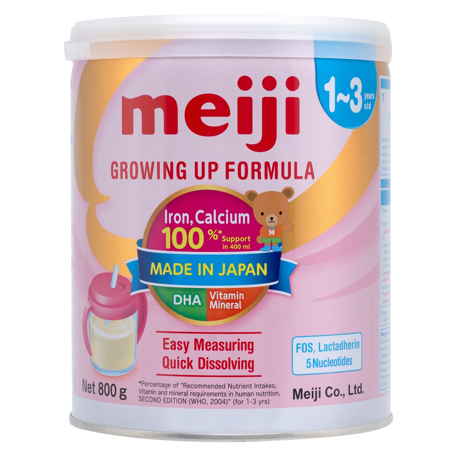Sữa Meiji Growing Up Formula 800g nhập khẩu cho bé 1Y-3Y