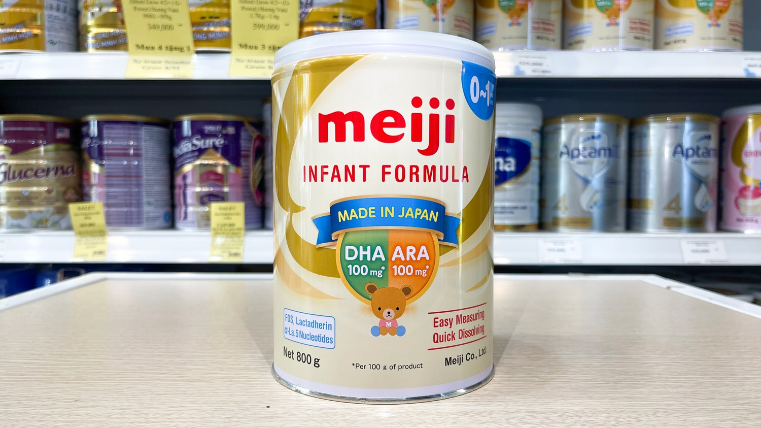 sữa bột meiji infant formula cho bé 0-1 tuổi