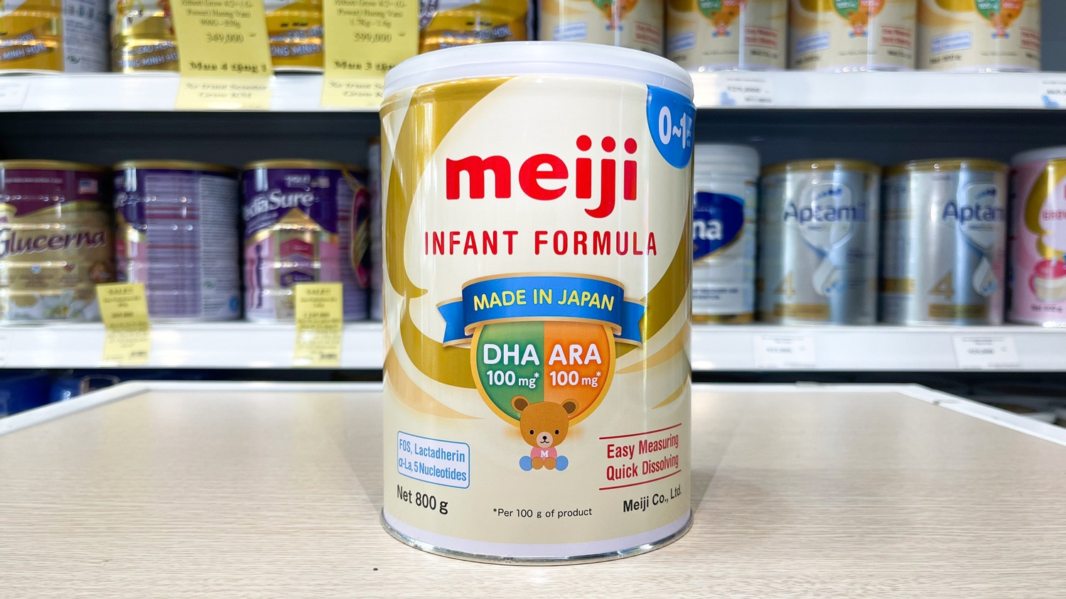 Sữa Meiji Infant Formula 800g nhập khẩu cho bé 0-1Y hình 2