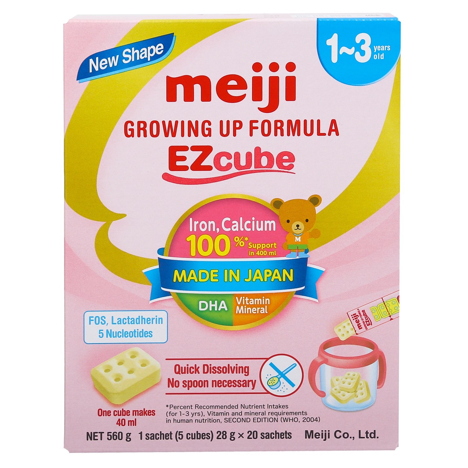 Sữa Meiji thanh Growing Up Formula 448g cho bé 1Y-3Y hình 1