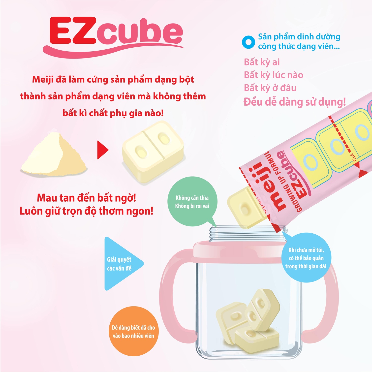 Sữa Meiji thanh Growing Up Formula 448g cho bé 1Y-3Y hình 3