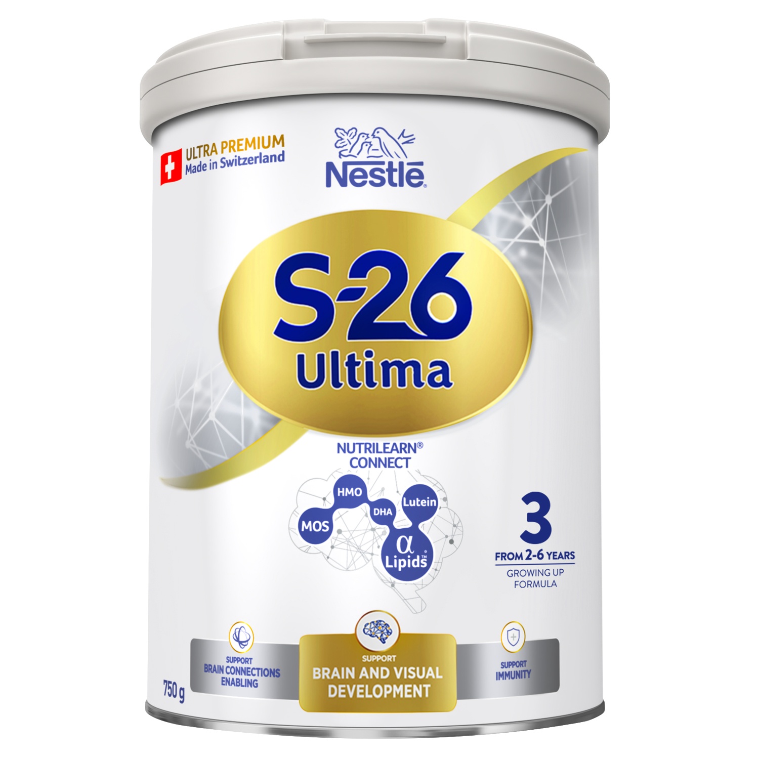 Sữa bột S-26 Ultima 3 750g dành cho bé từ 2-6 tuổi hình 1