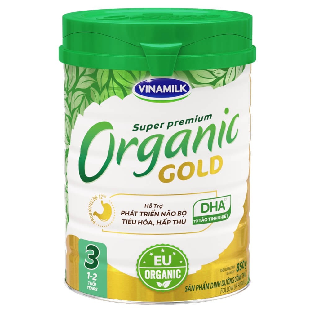 Sữa bột Vinamilk Organic Gold 3 850g