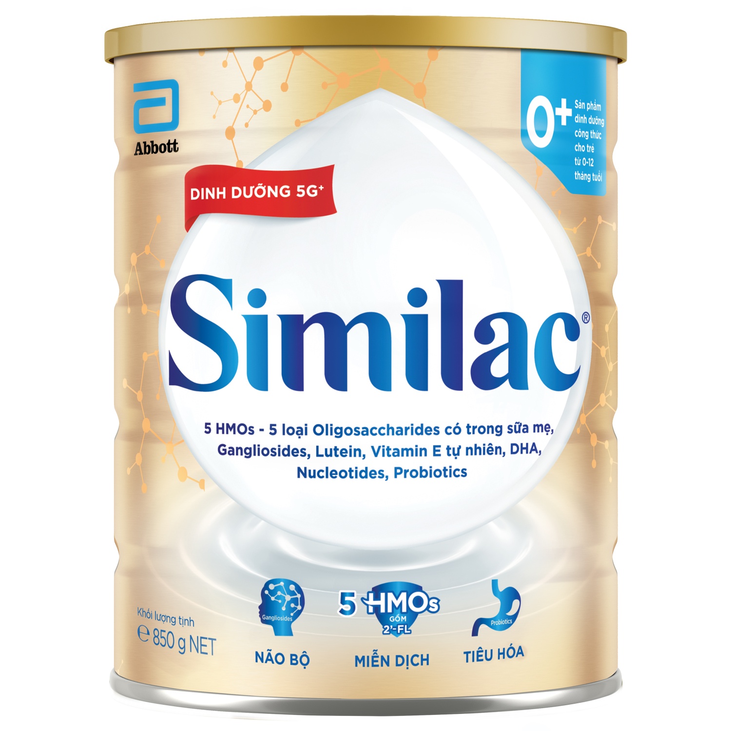 Sữa Similac 5G  S1/0+ 900g/850g hình 1
