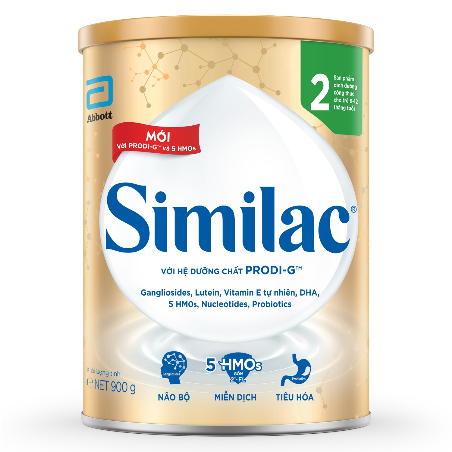 Sữa Similac 5G số 2 900g (cho bé 6-12 tháng tuổi) hình 2