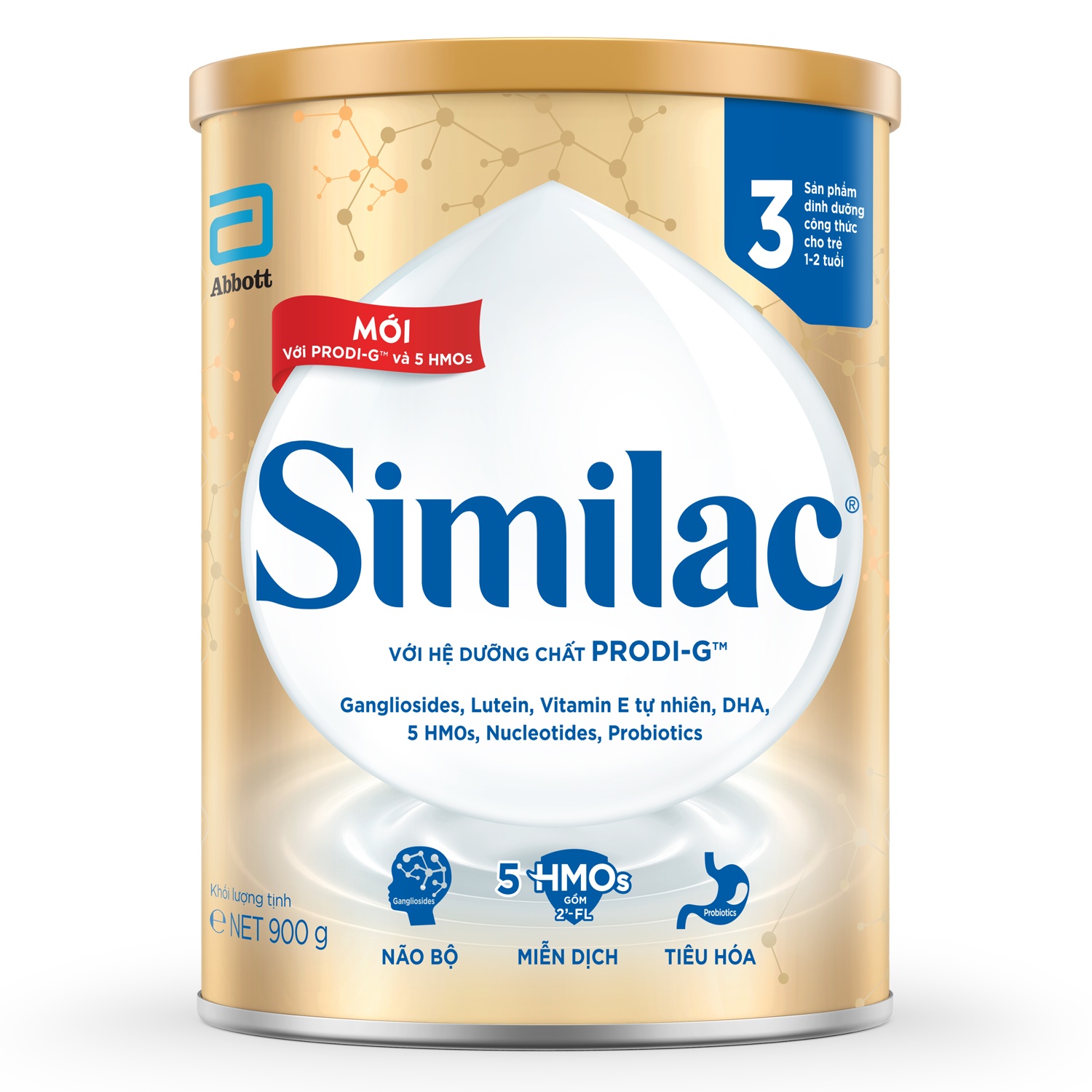   Similac 5G số 3 900g dành cho bé từ 1 - 2 tuổi (Mẫu mới)