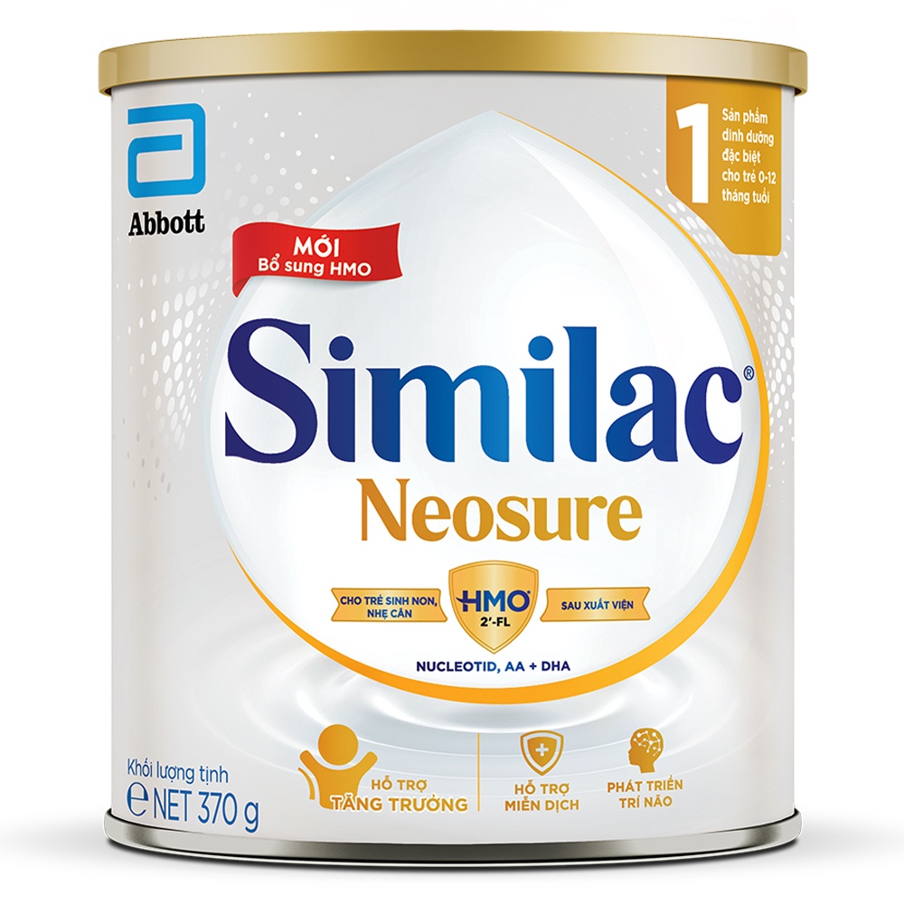 Sữa bột Similac Neosure 370g cho trẻ sinh non (0-12 Tháng tuổi) hình 1