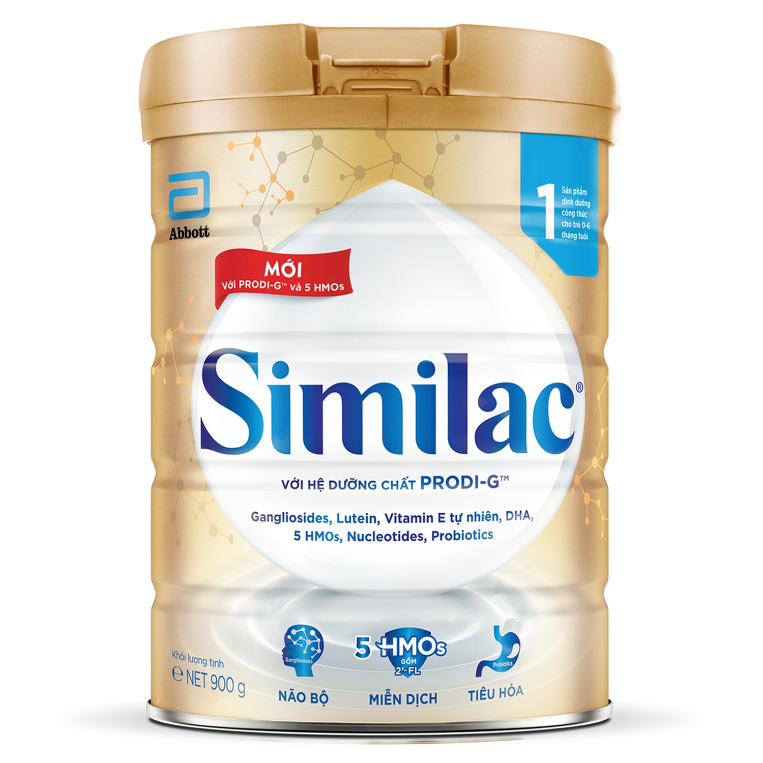 Sữa Similac 5G số 1 900g (cho bé 0-6 tháng tuổi) hình 1