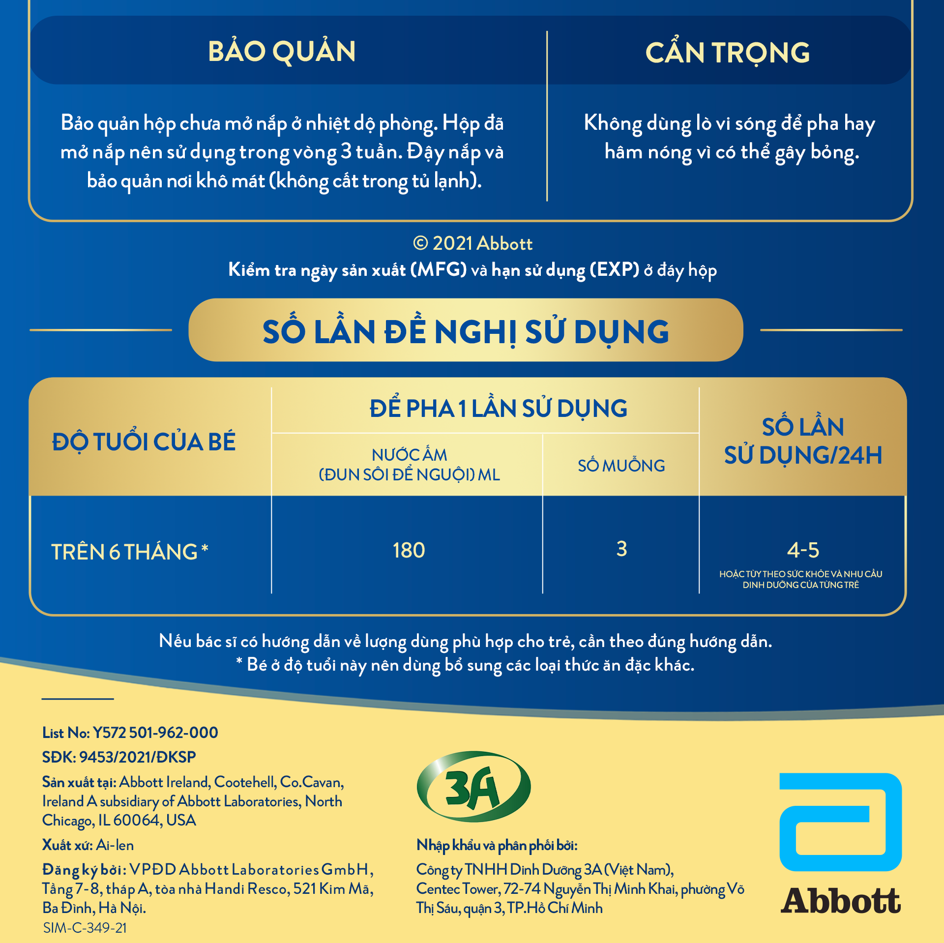 Sữa Similac 5G số 2 900g (cho bé 6-12 tháng tuổi) hình 5