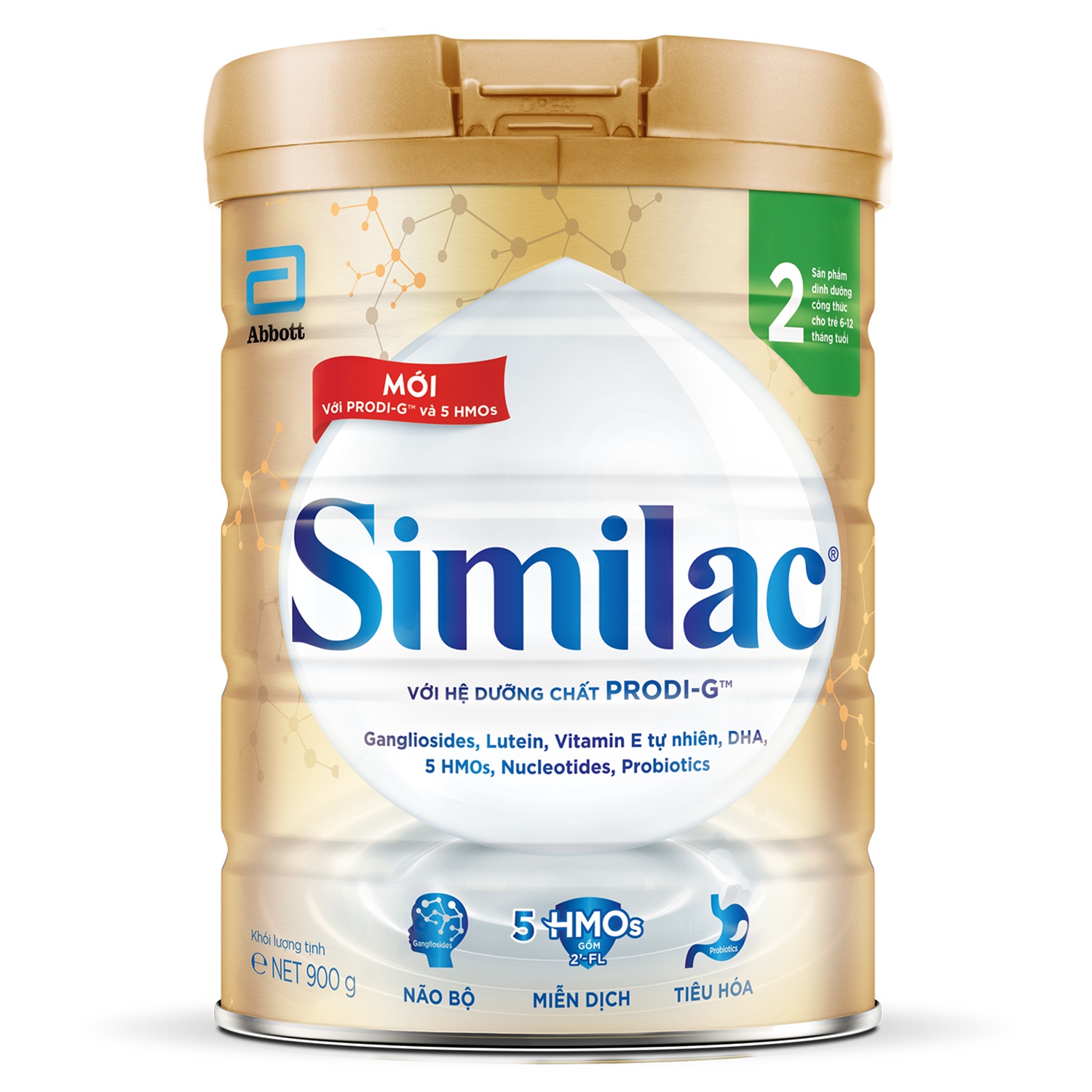 Sữa Similac 5G số 2 900g (cho bé 6-12 tháng tuổi) hình 1