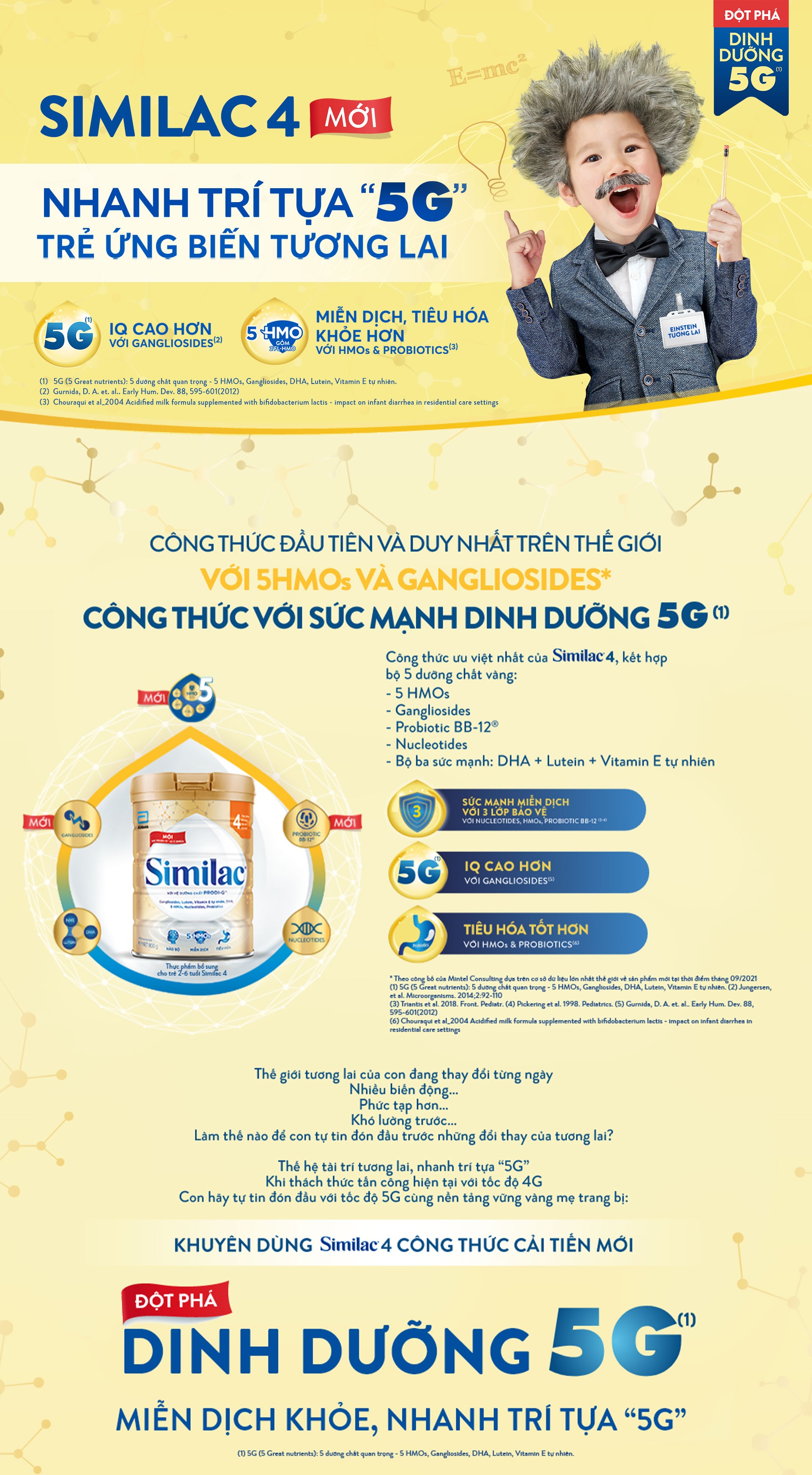 Sữa Similac 5G số 4 900g (cho bé 2-6 tuổi) hình 7