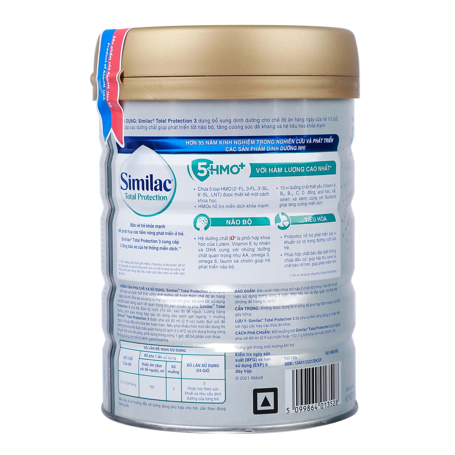 Công dụng nổi bật Sữa Similac số 3 Total Protection 900g