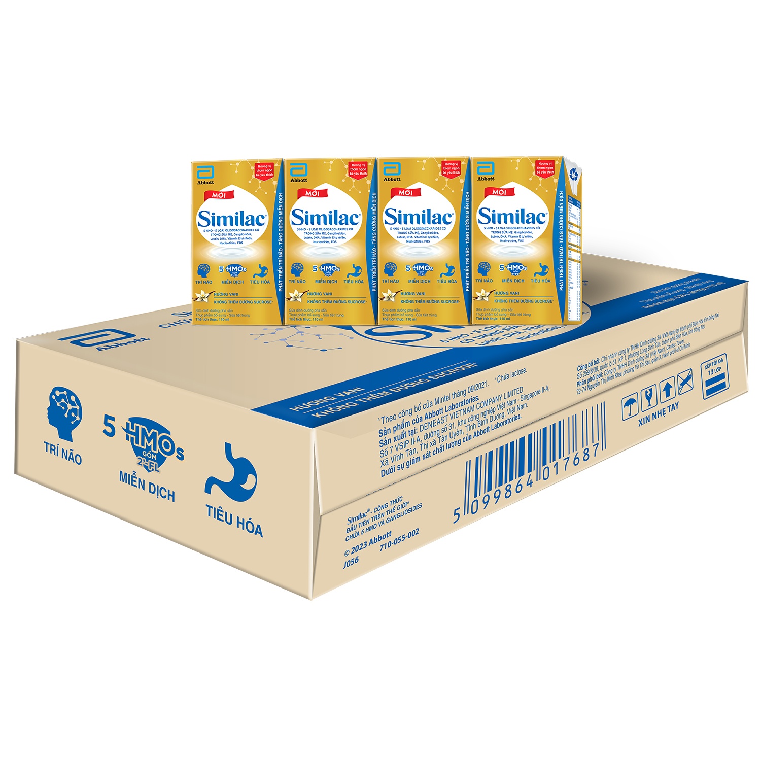 Sữa nước Similac Eye-Q HMO hương vani 4x110ml cho bé trên 1 tuổi hình 4