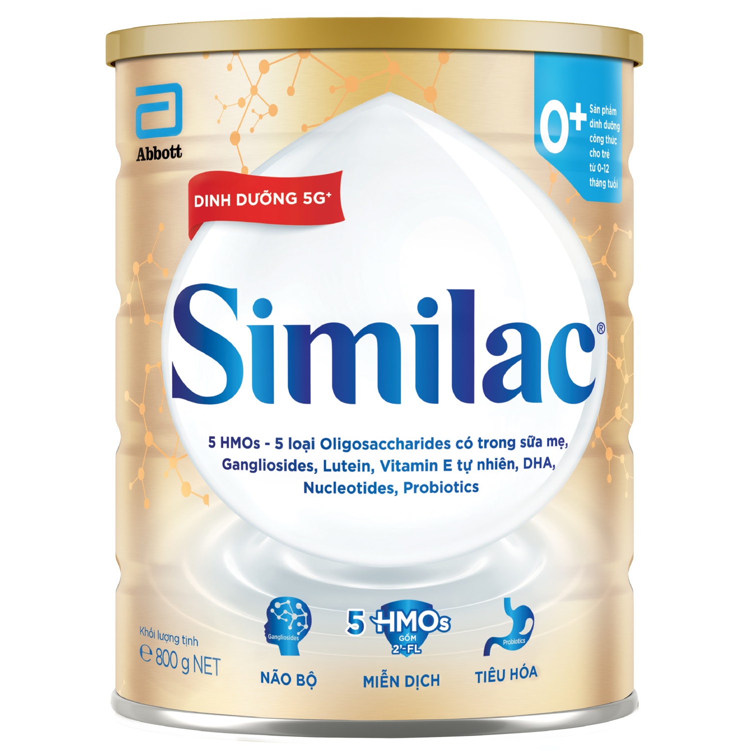 Sữa Similac 5G 0+ 800g hình 1