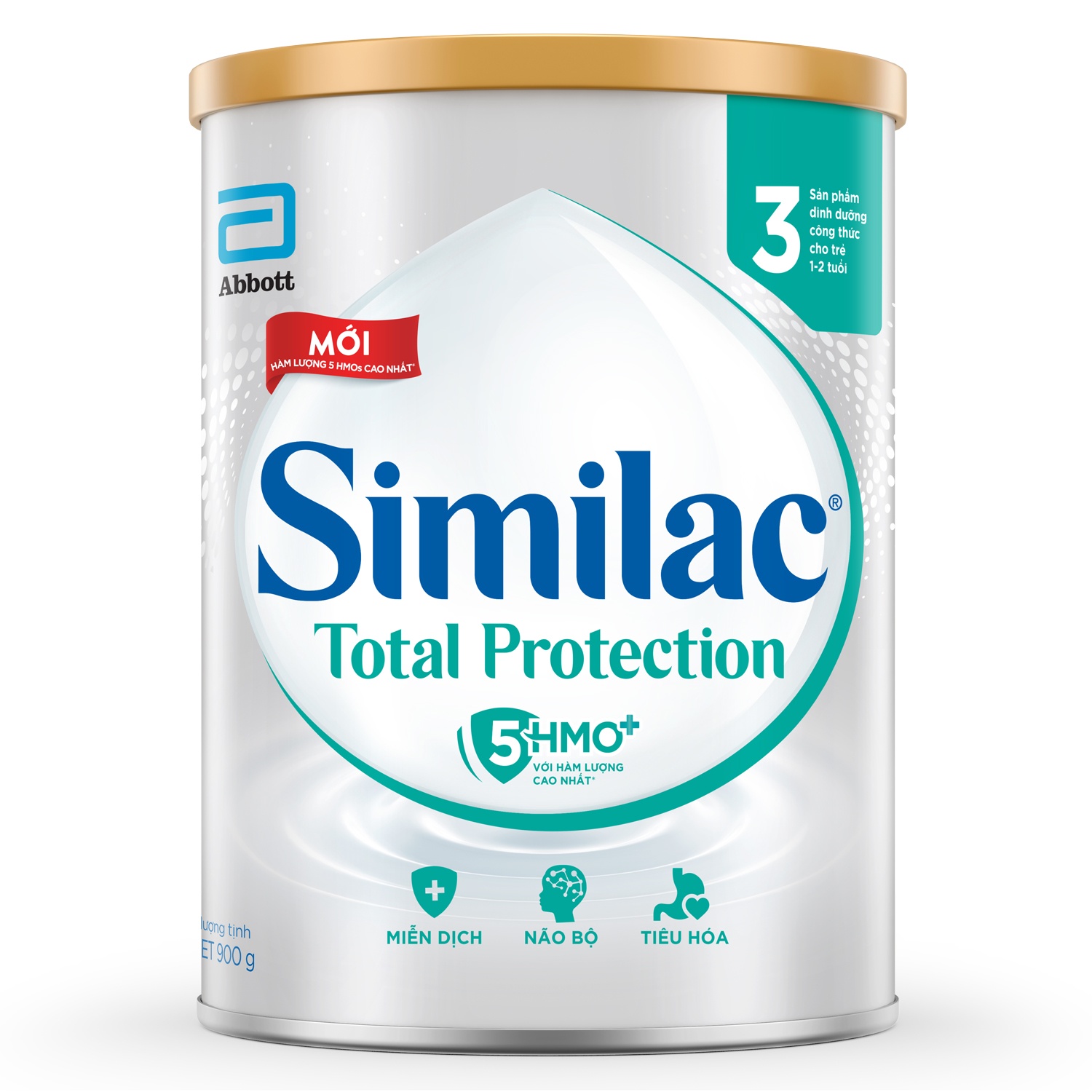 Sữa Similac Total Protection số 3 900g dành cho bé 1-2 tuổi (Mẫu mới)