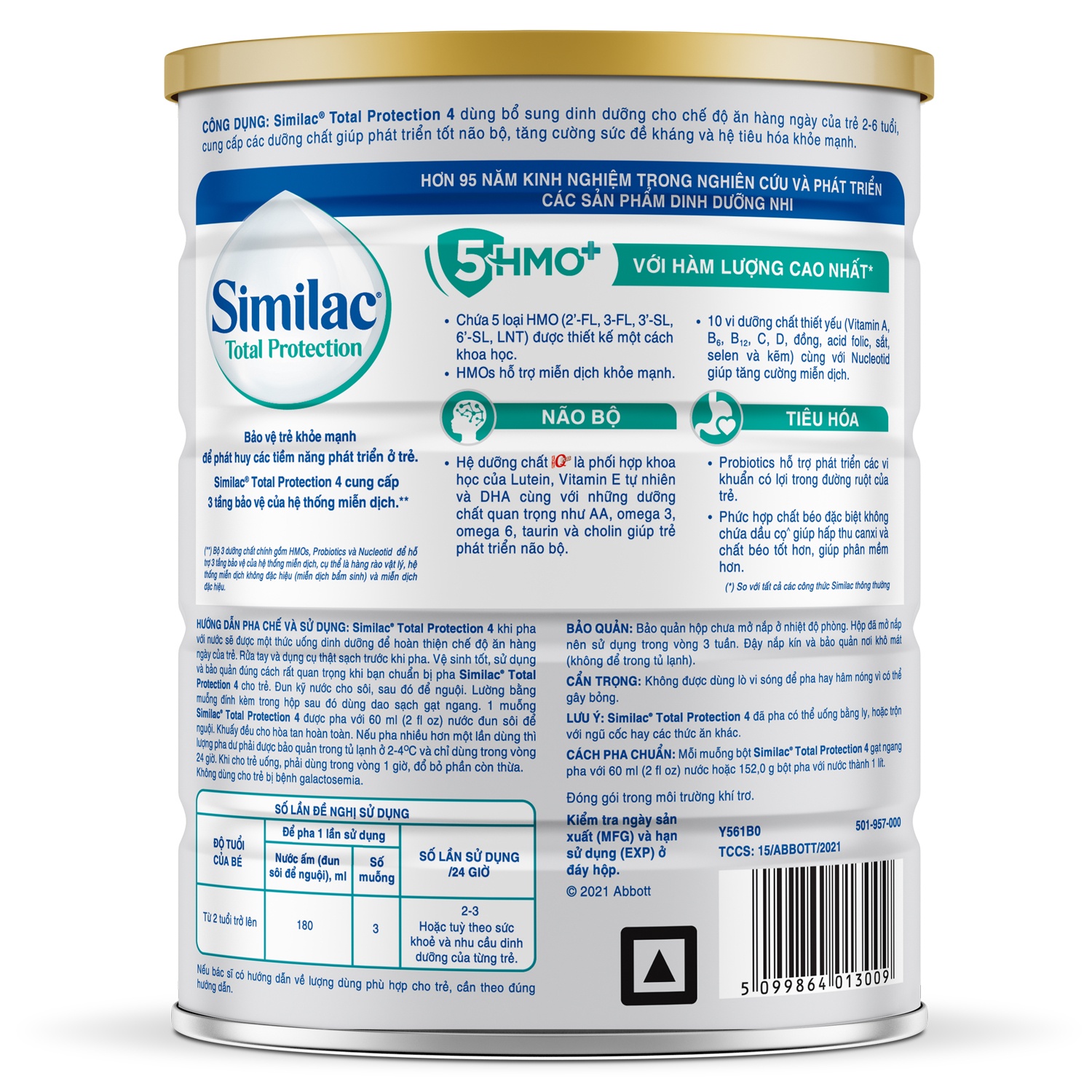 Sữa Similac Total Protection số 4 900g (dành cho bé 2-6 tuổi) hình 4