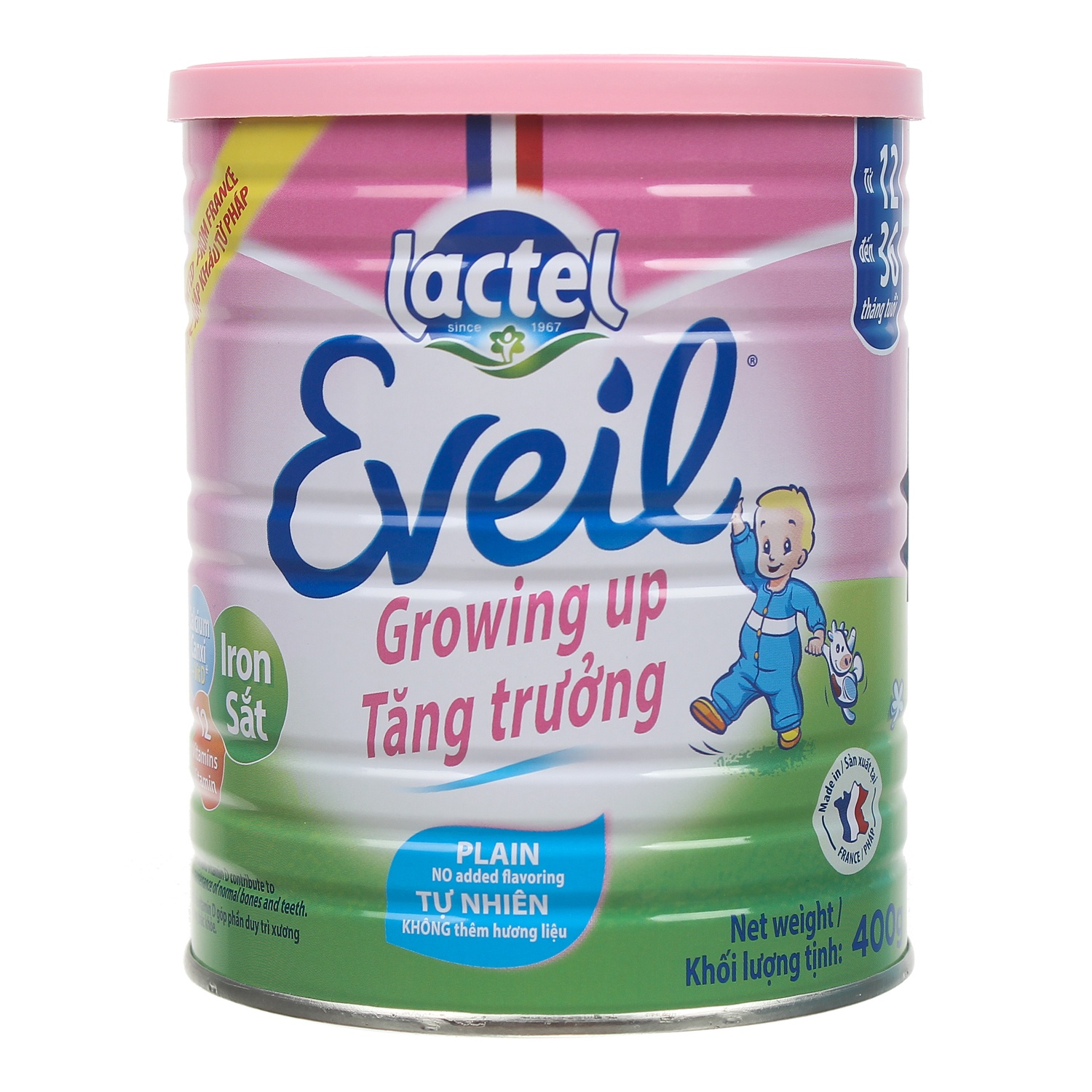 Sữa bột Lactel Eveil Growing up 400g Sữa bột Lactel Eveil Growing up 400g hình 1