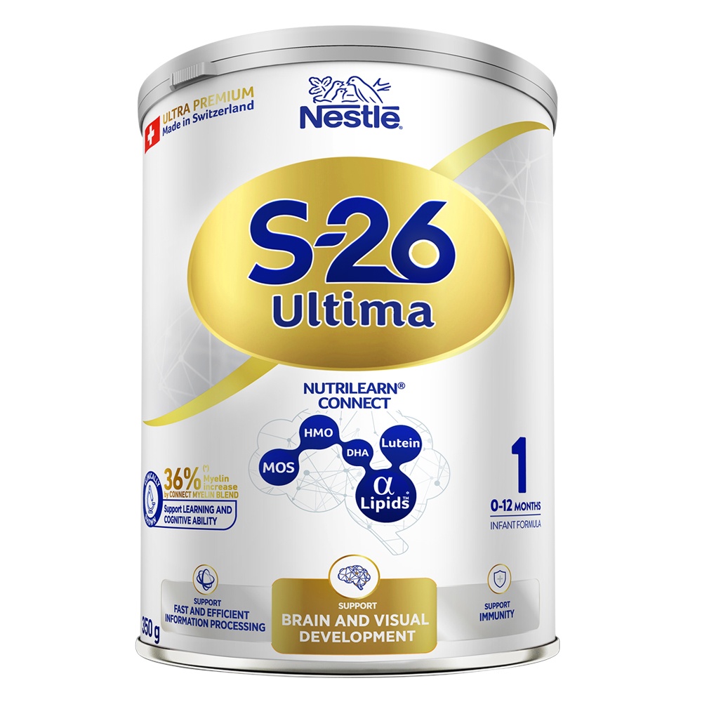Sữa bột S-26 Ultima 1 350g dành cho bé từ 0-12 tháng tuổi hình 1