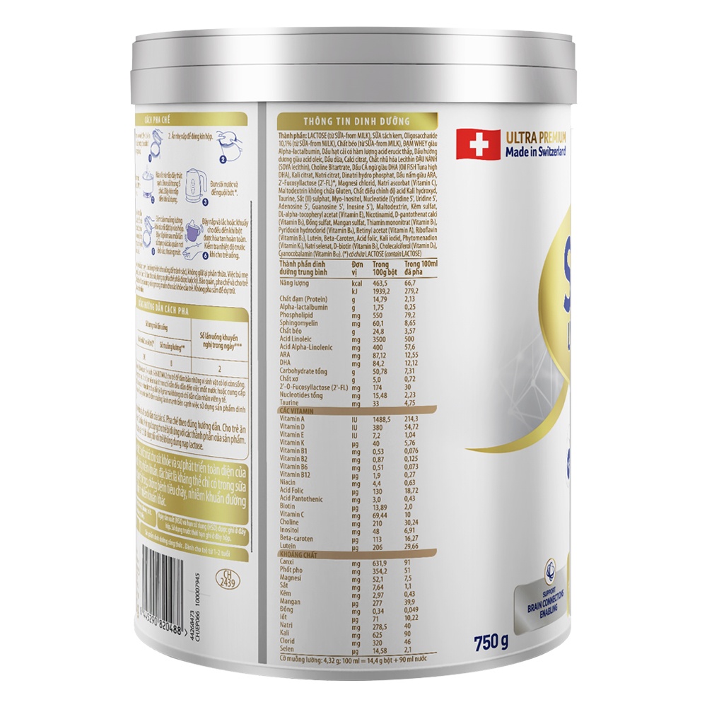 Sữa bột S-26 Ultima 2 750g dành cho bé từ 12-24 tháng tuổi hình 2