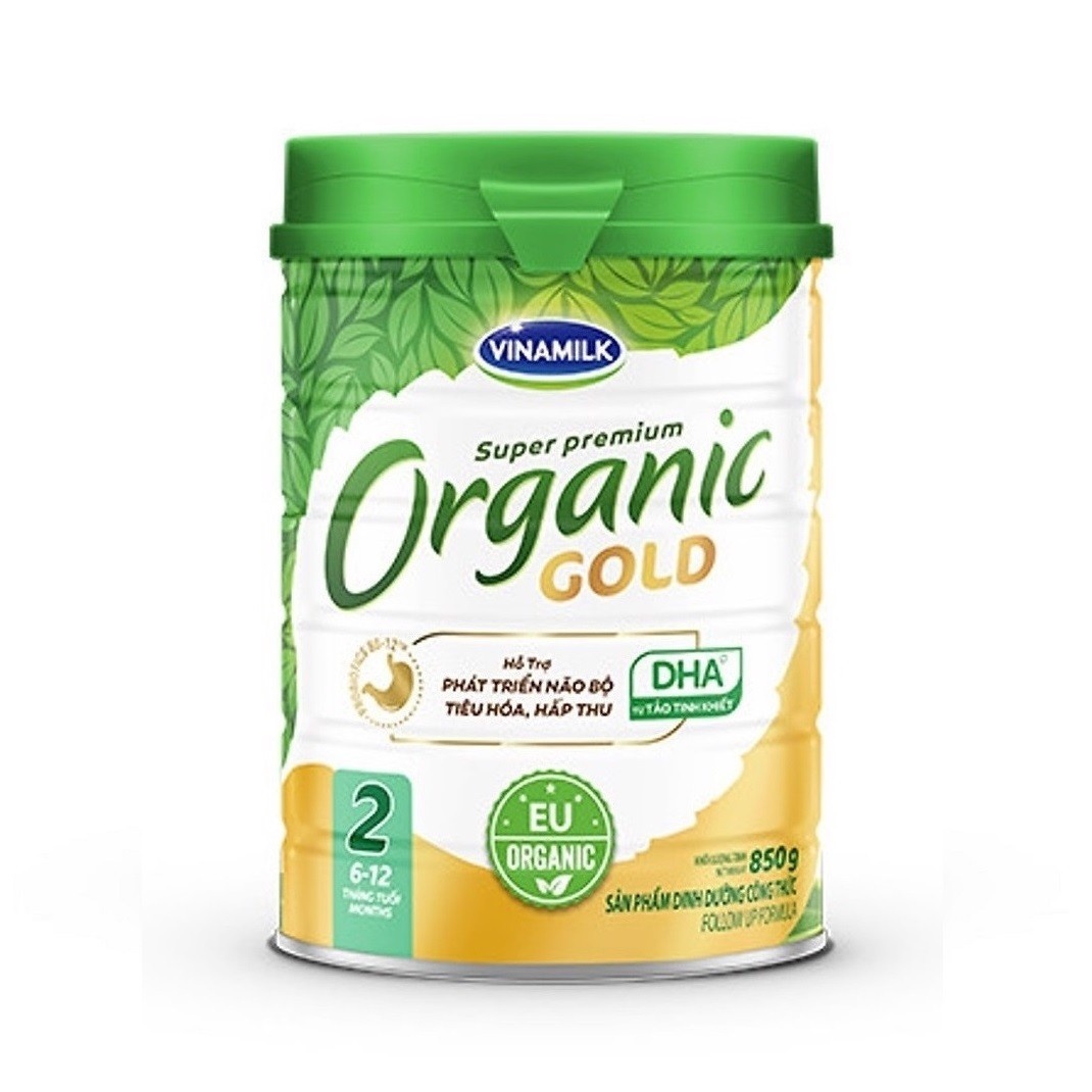 Sữa bột Vinamilk Organic Gold 2 850g