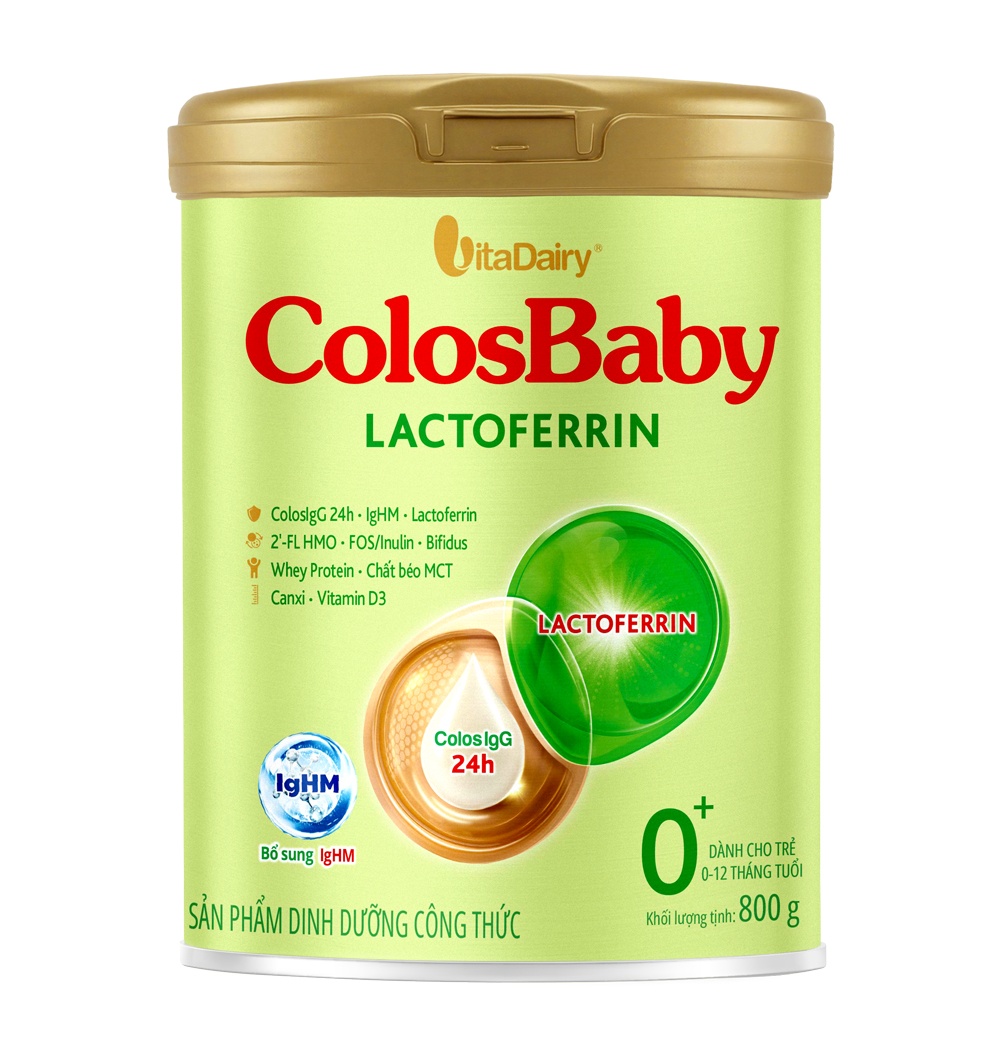 Sữa bột ColosBaby Lactoferrin 0+ 800g hình 1