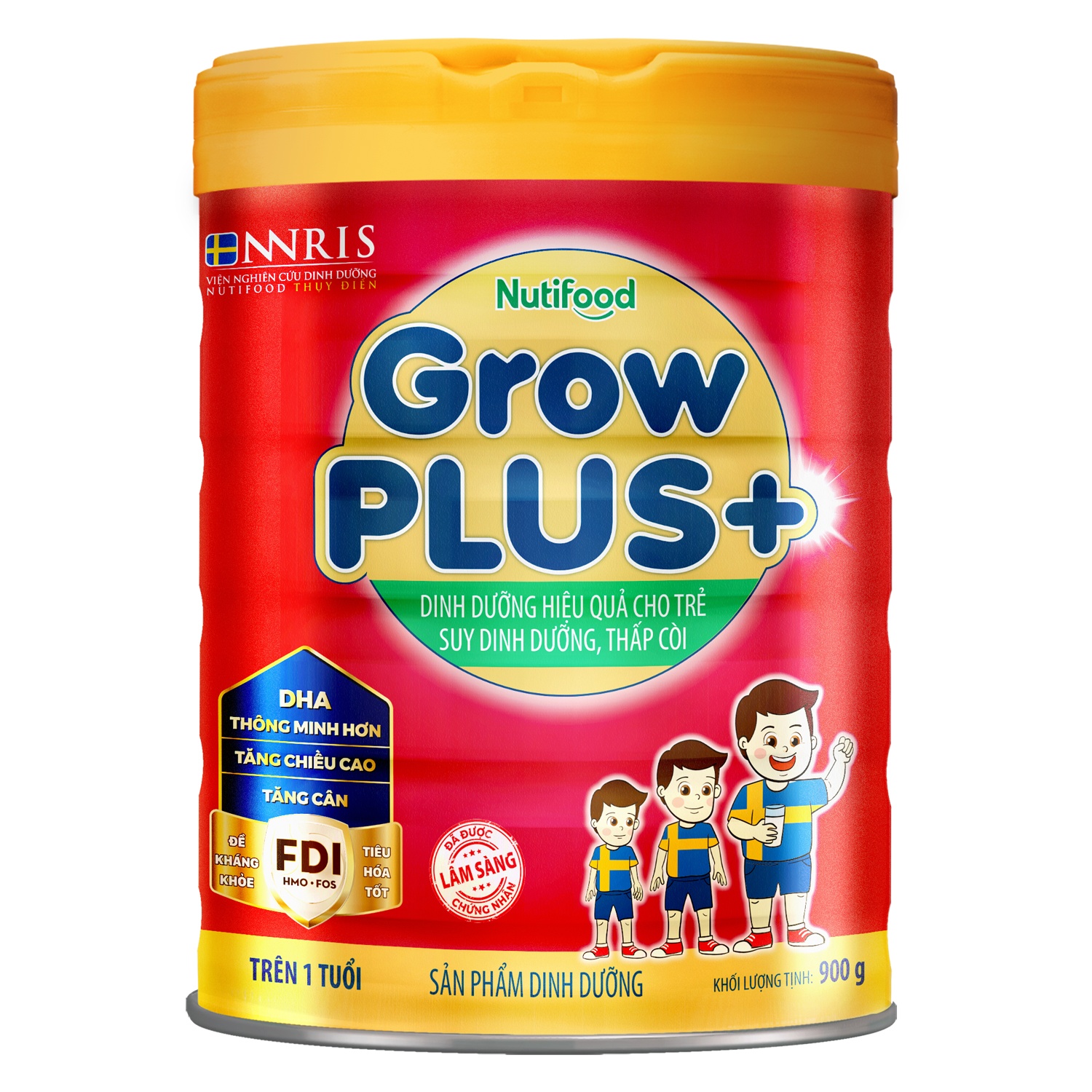 Sữa Grow Plus đỏ 900g hỗ trợ quá trình phát triển và tăng trưởng của trẻ