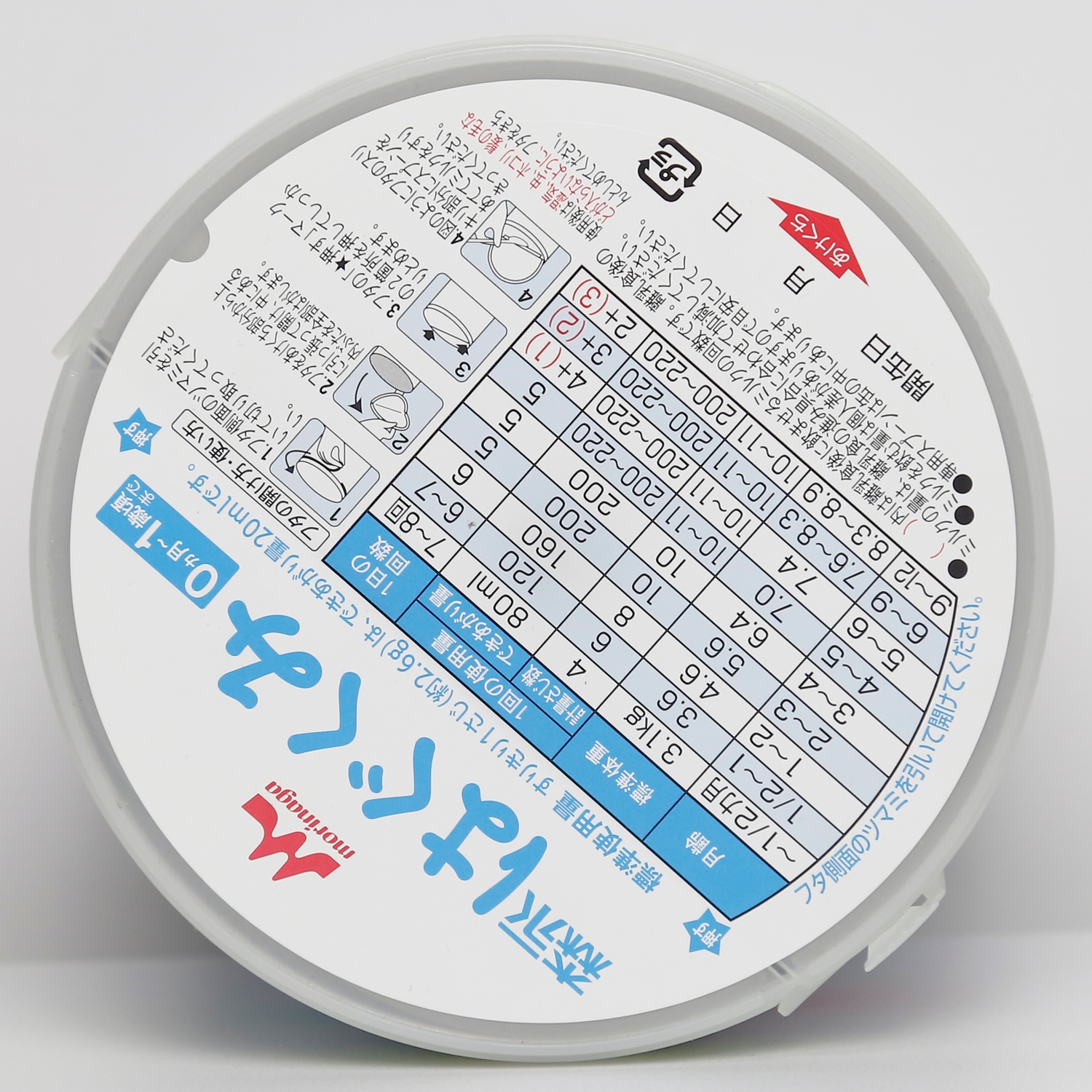 Định lượng pha sữa Morinaga số 0