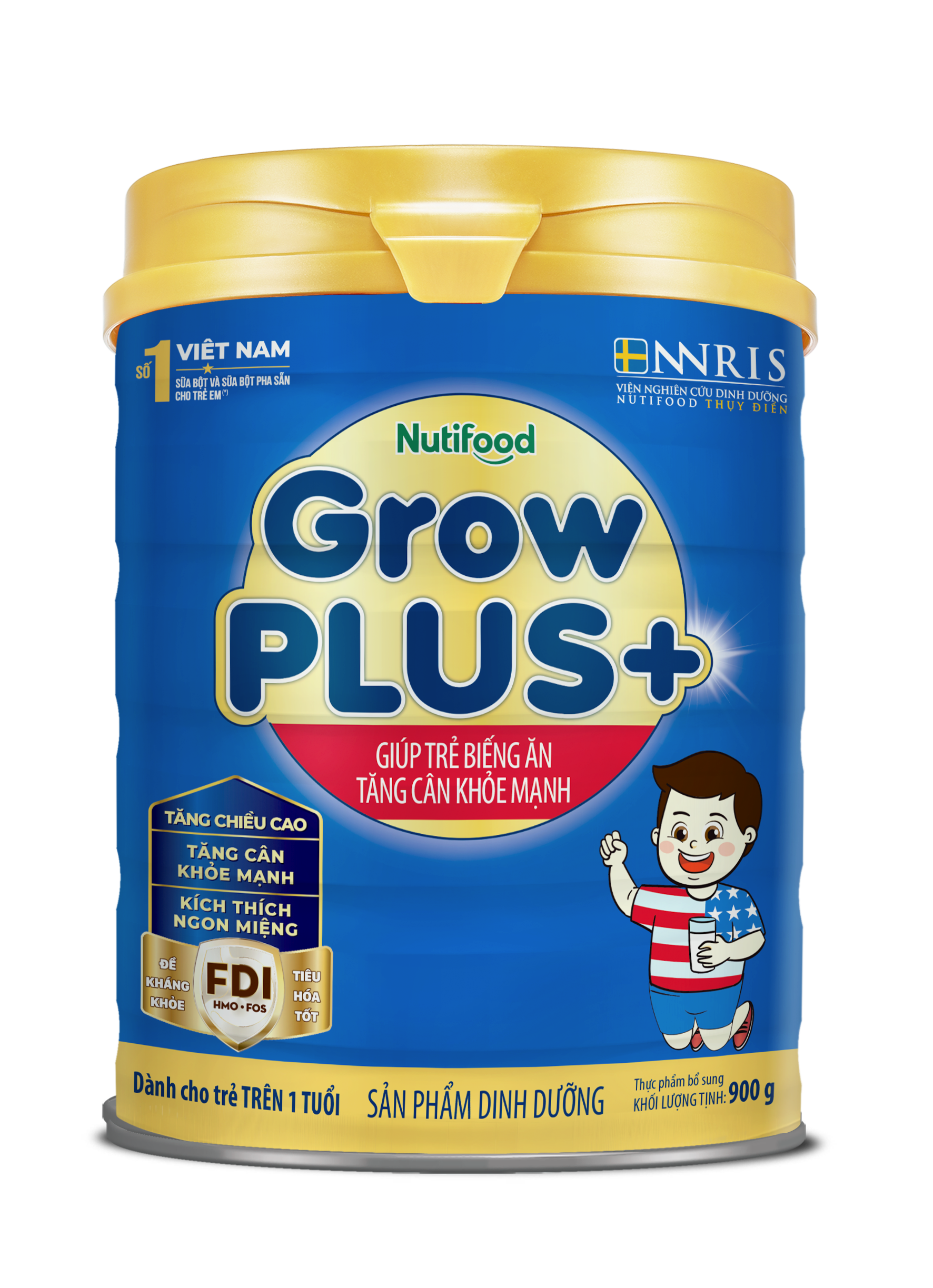 Sữa Grow Plus xanh 900g cho trẻ trên 1 tuổi hình 1