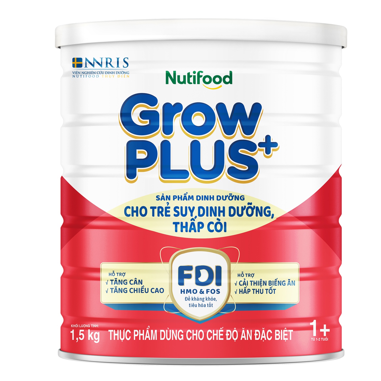 Sữa Grow Plus đỏ 1.5kg cho bé trên 1 tuổi