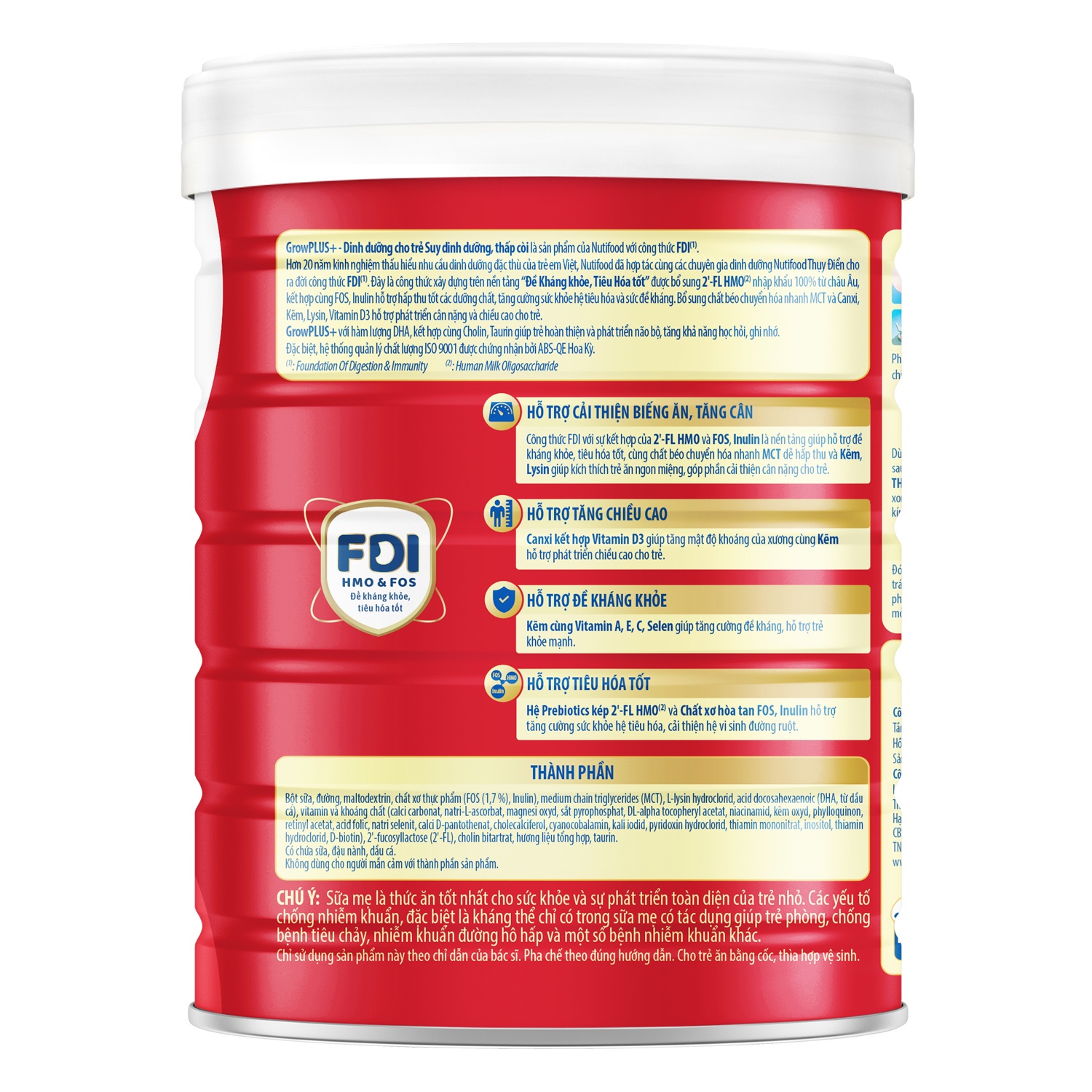 công dụng nổi bật của sữa Grow Plus đỏ 900g