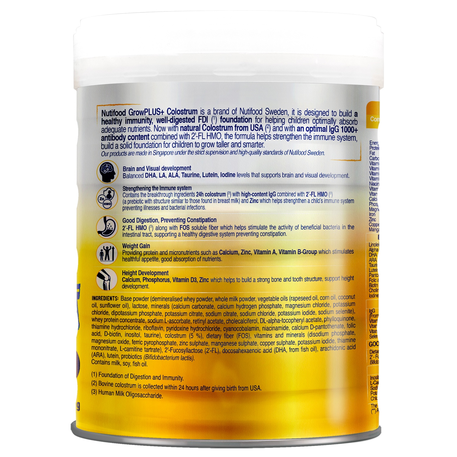 Cách pha sữa bột Nutifood GrowPlus+ Vàng (Sữa non) 400g (0-12M)