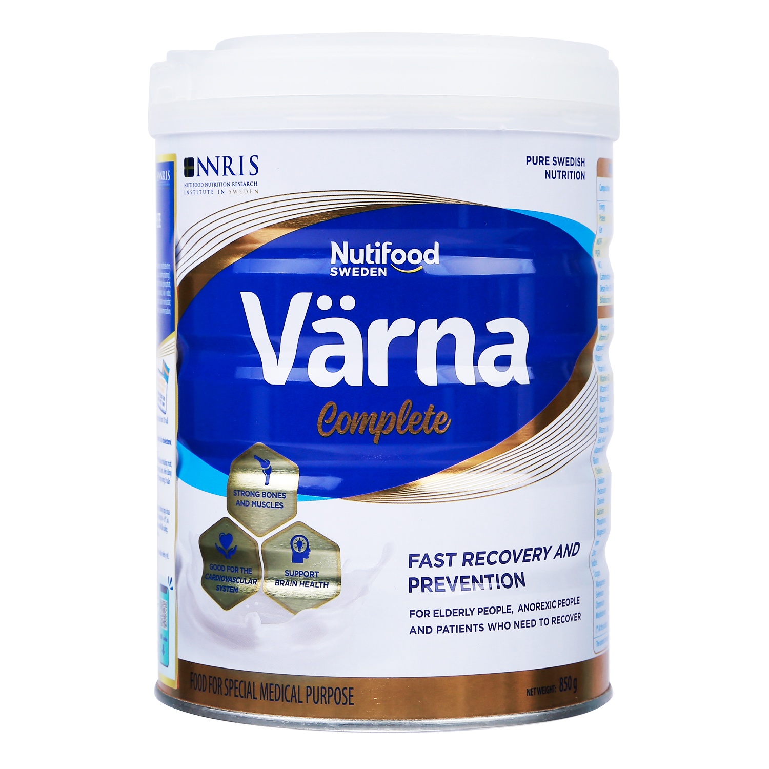 Sữa bột Nutifood Varna Complete 850g hình 1