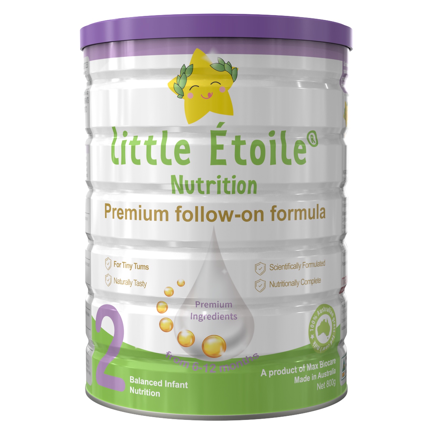 Sữa bột Little Étoile số 2 800gr (6-12M)