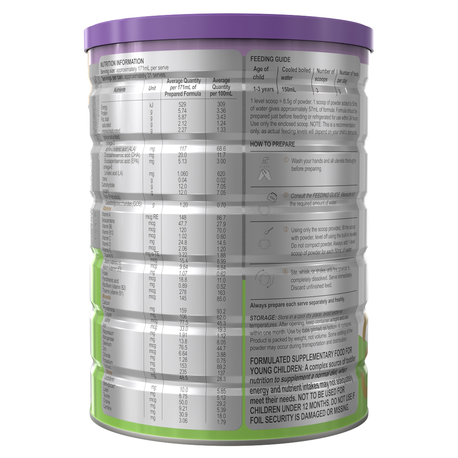 Sữa Little Étoile số 3 800gr cho bé độ tuổi 1-3Y hình 2