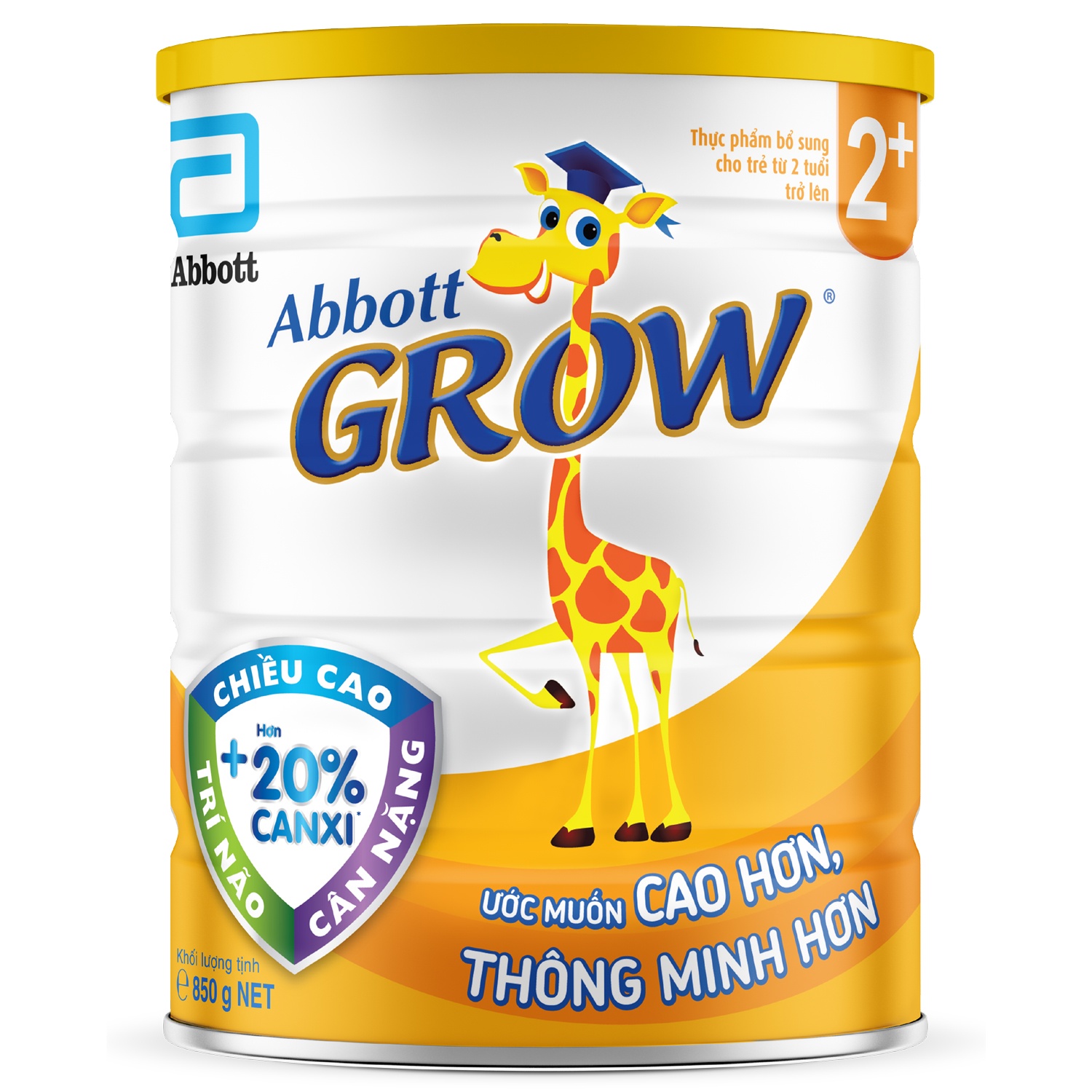 Sữa Abbott Grow 4 900g hương Vani (>2 tuổi) - bao bì mới