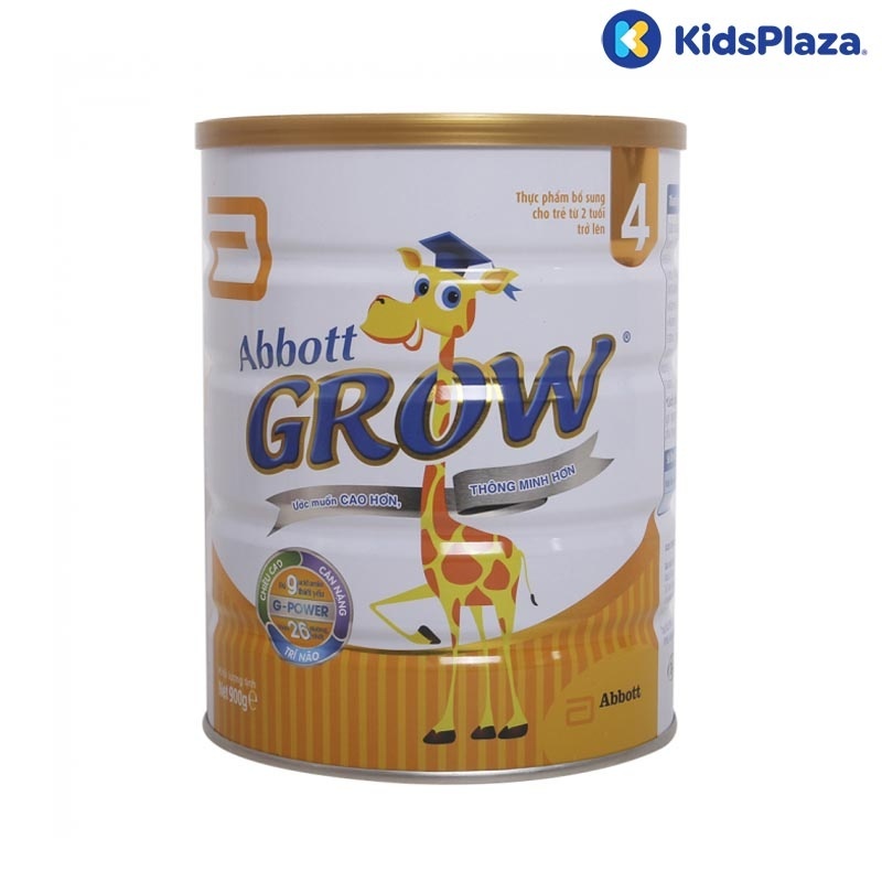 Sữa Abbott Grow 4 900g hương Vani (>2 tuổi) - bao bì mới