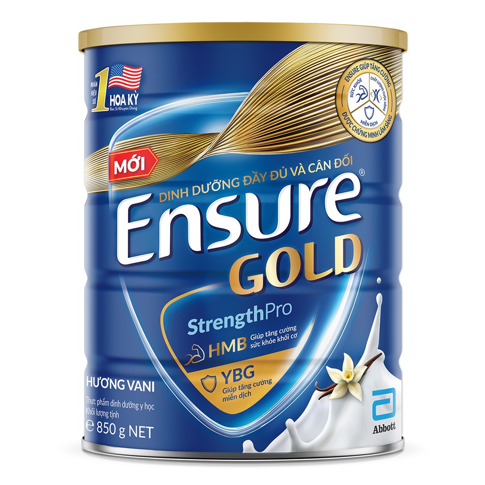 Sữa Ensure Gold hương Vani 800g