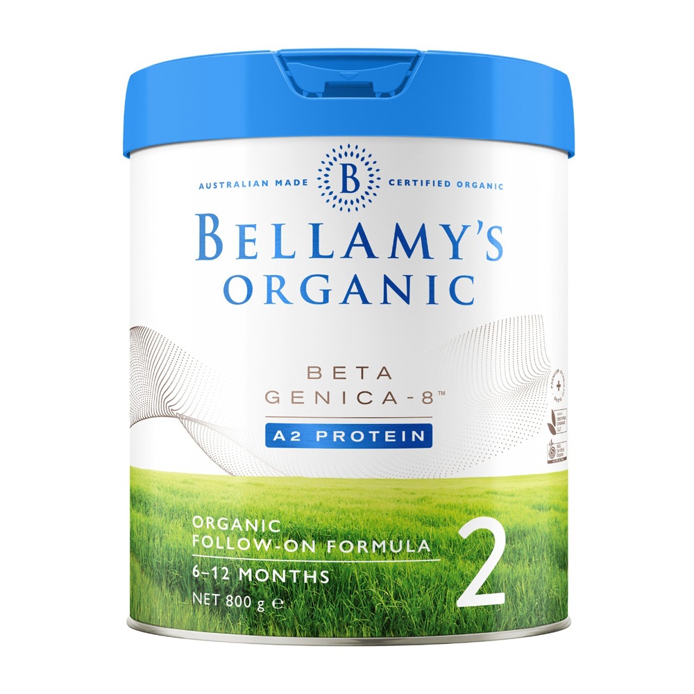 Sữa Bellamy's Organic A2 số 2 800g cho bé 6-12 tháng tuổi