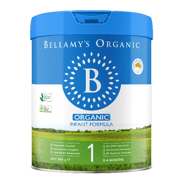 Sữa Bellamy's Organic số 1 800g cho bé 0-6 tháng tuổi