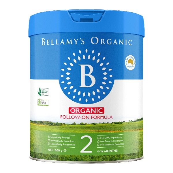 Sữa Bellamy's Organic số 2 800g cho bé 6-12 tháng tuổi