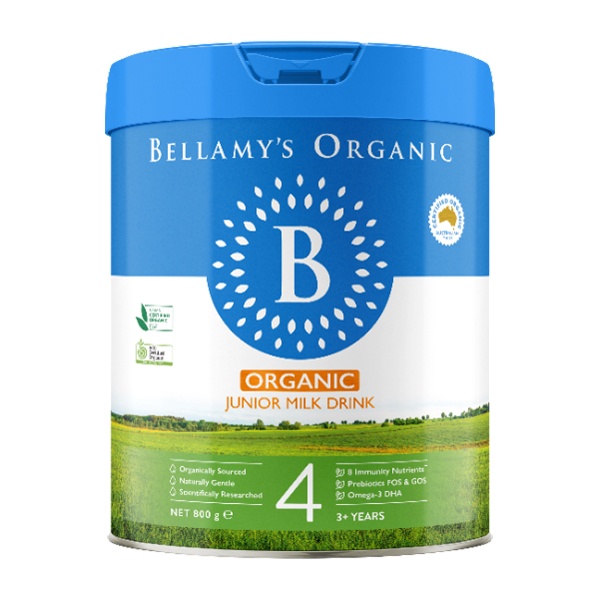 Sữa Bellamy's Organic số 4 800g cho bé trên 3 tuổi