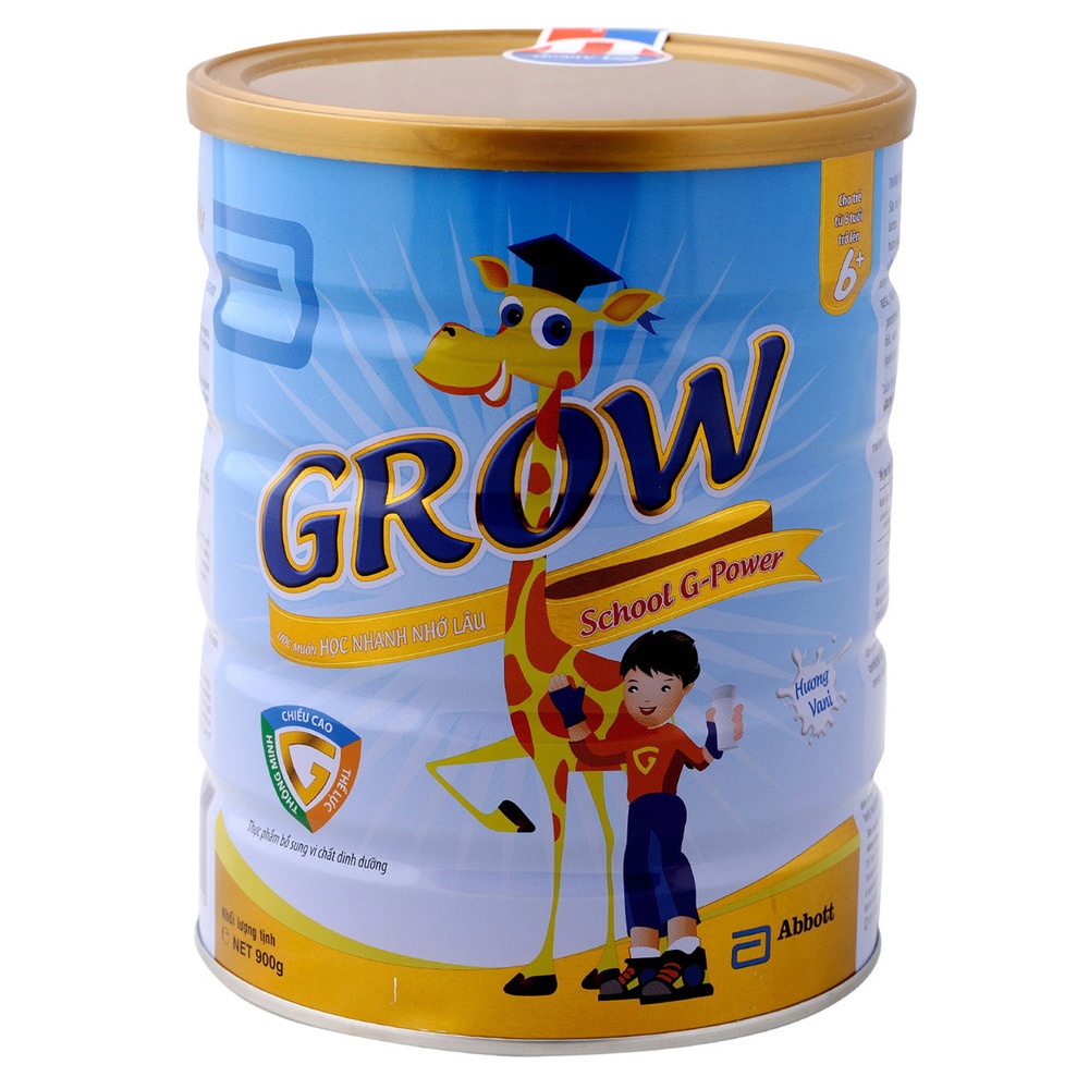 Sữa Abbott Grow Gold 6+ hương vani 900g hình 1