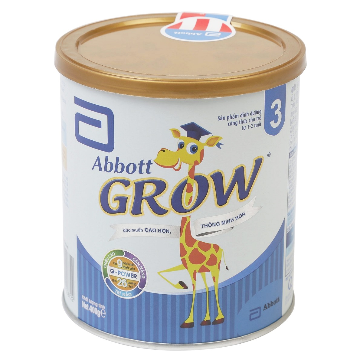 Sữa Abbott Grow 3 hương Vani 400g hình 1