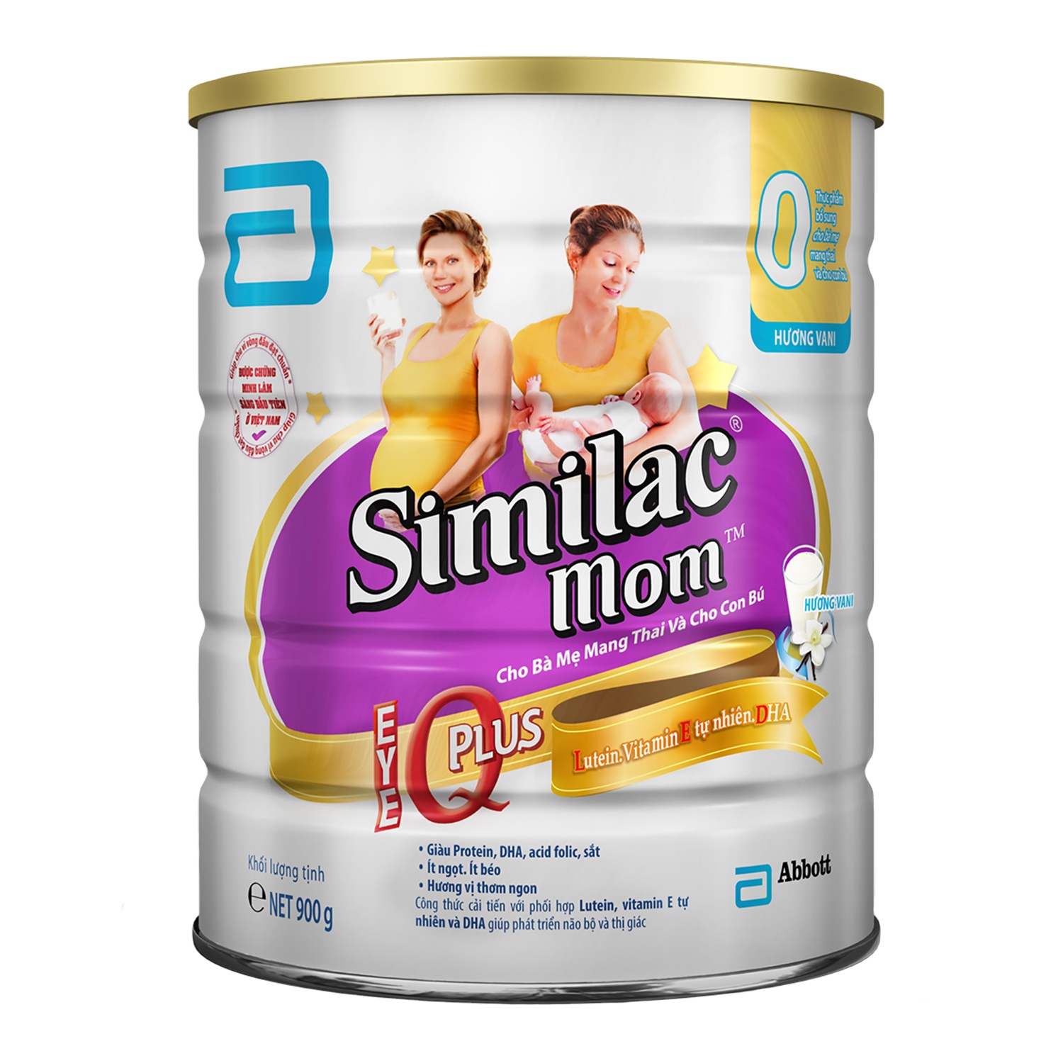 Sữa bột Similac Mom hương Vani 900g hình 1